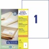 Gerecyclede universele etiketten LR3478 Inhoud: 100 Etiketten / 100 Vellen