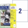 Universele etiketten, 10 vel 3655-10 Inhoud: 20 Etiketten / 10 Vellen