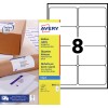 Verzendetiketten J8165-25 Inhoud: 200 Etiketten / 25 Vellen