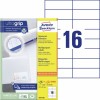Universele etiketten 3484-200 Inhoud: 3.520 Etiketten / 220 Vellen