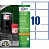 Ultra-resistente etiketten B7173-50 Inhoud: 500 Etiketten / 50 Vellen