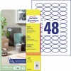 Ovale productetiketten 6241-10 Inhoud: 480 Etiketten / 10 Vellen