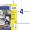 Universele etiketten, 10 vel 6124 Inhoud: 40 Etiketten / 10 Vellen