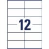 Gerecyclede universele etiketten LR3424 105 x 48 mm
