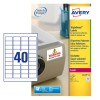 Inventaris etiketten met extra kleefkracht L6140-20 Inhoud: 800 Etiketten / 20 Vellen