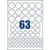 Ronde antimicrobiële stickers AM00CA4-10 Ø 35 mm
