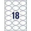 Ovale productetiketten 6242-10 63,5 x 42,3 mm