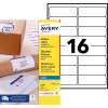 Adresetiketten J8162-100 Inhoud: 1.600 Etiketten / 100 Vellen
