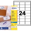 Adresetiketten J8159-100 Inhoud: 2.400 Etiketten / 100 Vellen