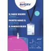 Badgehouder lanyard set - A6 4834 Inhoud: 12 Stuk / 3 Vellen