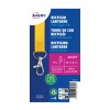 10 gerecyclede Lanyards van 100% gerecylced kunststof, geel 4842Y Inhoud: 10 Lanyards
