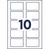 Zelfklevende naambadges J4785-20 80 x 50 mm