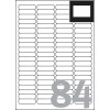Mini etiketten J8656-25 46 x 11,1 mm