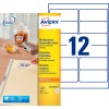 Afneembare etiketten L4743REV-25 Inhoud: 300 Etiketten / 25 Vellen