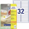 Afneembare etiketten L6031REV-25 Inhoud: 800 Etiketten / 25 Vellen