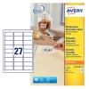 Afneembare etiketten L4737REV-25 Inhoud: 675 Etiketten / 25 Vellen