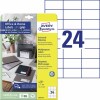 Universele etiketten, 10 vel 3474-10 Inhoud: 240 Etiketten / 10 Vellen