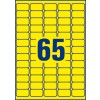 Neon Etiketten L7651Y-25 38,1 x 21,2 mm