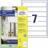 Gerecyclede ordnerrugetiketten, 10 vel LR4760-10 Inhoud: 70 Etiketten / 10 Vellen