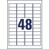Adresetiketten J4720-25 45,7 x 21,2 mm