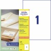 Gerecyclede universele etiketten LR3478 Inhoud: 100 Etiketten / 100 Vellen
