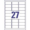 Afneembare etiketten L4737REV-25 63,5 x 29,6 mm