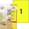 Neon Etiketten L6006-20 Inhoud: 20 Etiketten / 20 Vellen