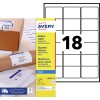 Adresetiketten J8161-40 Inhoud: 720 Etiketten / 40 Vellen
