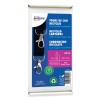 10 gerecyclede Lanyards van 100% gerecylced kunststof met dubbele karabijnhaak, zwart 4844 Inhoud: 10 Lanyards