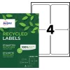 Gerecyclede verzendetiketten LR7169-100 Inhoud: 400 Etiketten / 100 Vellen