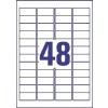 Afneembare etiketten L4736REV-25 45,7 x 21,2 mm