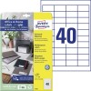 Universele etiketten, 10 vel 6126 Inhoud: 400 Etiketten / 10 Vellen