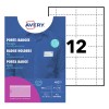 Badgehouder met pin set 4821 Inhoud: 108 Stuk / 9 Vellen