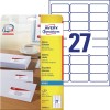 Adresetiketten J4792-25 Inhoud: 675 Etiketten / 25 Vellen