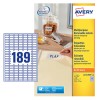 Afneembare etiketten L4731REV-25 Inhoud: 4.725 Etiketten / 25 Vellen
