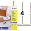 Verzendetiketten J8169-25 Inhoud: 100 Etiketten / 25 Vellen