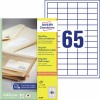 Gerecyclede universele etiketten LR3666 Inhoud: 6.500 Etiketten / 100 Vellen