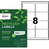 Gerecyclede verzendetiketten LR7165-100 Inhoud: 800 Etiketten / 100 Vellen