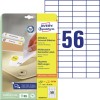 Afneembare universele etiketten L6027REV-25 Inhoud: 1.680 Etiketten / 25 Vellen
