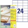 Gerecyclede universele etiketten LR3475 Inhoud: 2.400 Etiketten / 100 Vellen