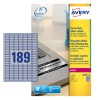 Inventaris etiketten L6008-20 Inhoud: 3.780 Etiketten / 20 Vellen
