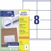 Universele etiketten 3426 Inhoud: 800 Etiketten / 100 Vellen