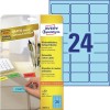 Gekleurde etiketten L6032-20 Inhoud: 480 Etiketten / 20 Vellen