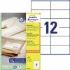 Gerecyclede universele etiketten LR3424 Inhoud: 1.200 Etiketten / 100 Vellen