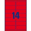 Neon Etiketten L7263R-25 99,1 x 38,1 mm