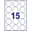 Afneembare ronde productetiketten L4853REV-25 Ø 51 mm