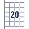 QR-code etiketten L7121-25 45 x 45 mm