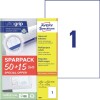Universele etiketten 6603 Inhoud: 65 Etiketten / 65 Vellen