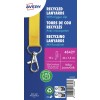 10 gerecyclede Lanyards van 100% gerecylced kunststof, geel 4842Y Inhoud: 10 Lanyards