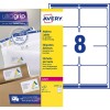 Verzendetiketten L7165-40 Inhoud: 320 Etiketten / 40 Vellen